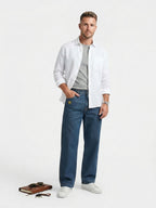 FIVE FOUR Blue Denim Jeans (Size 38x34)