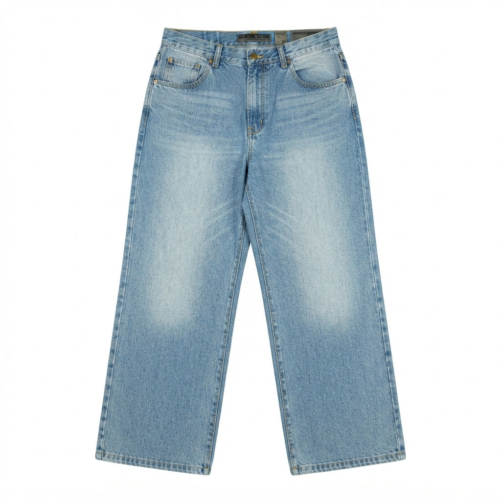 ANONAME Faded Straight Leg Jeans (Size 38)