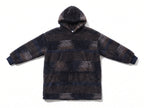 Mad Dog Concepts Boys Fleece Wearable Blanket Hoodie - Brown Camo (Size 8-13 Years)