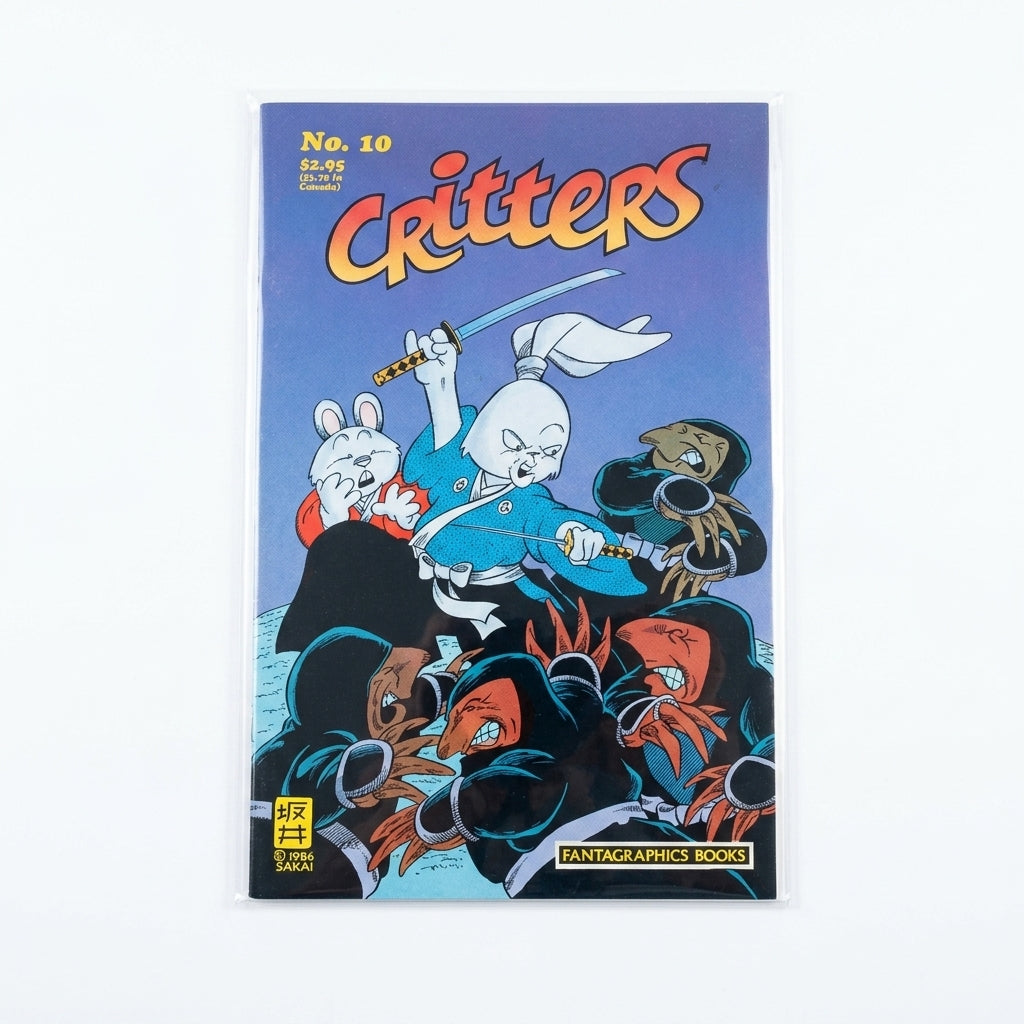 Critters #10 (Vintage Fantagraphics Books Comic)