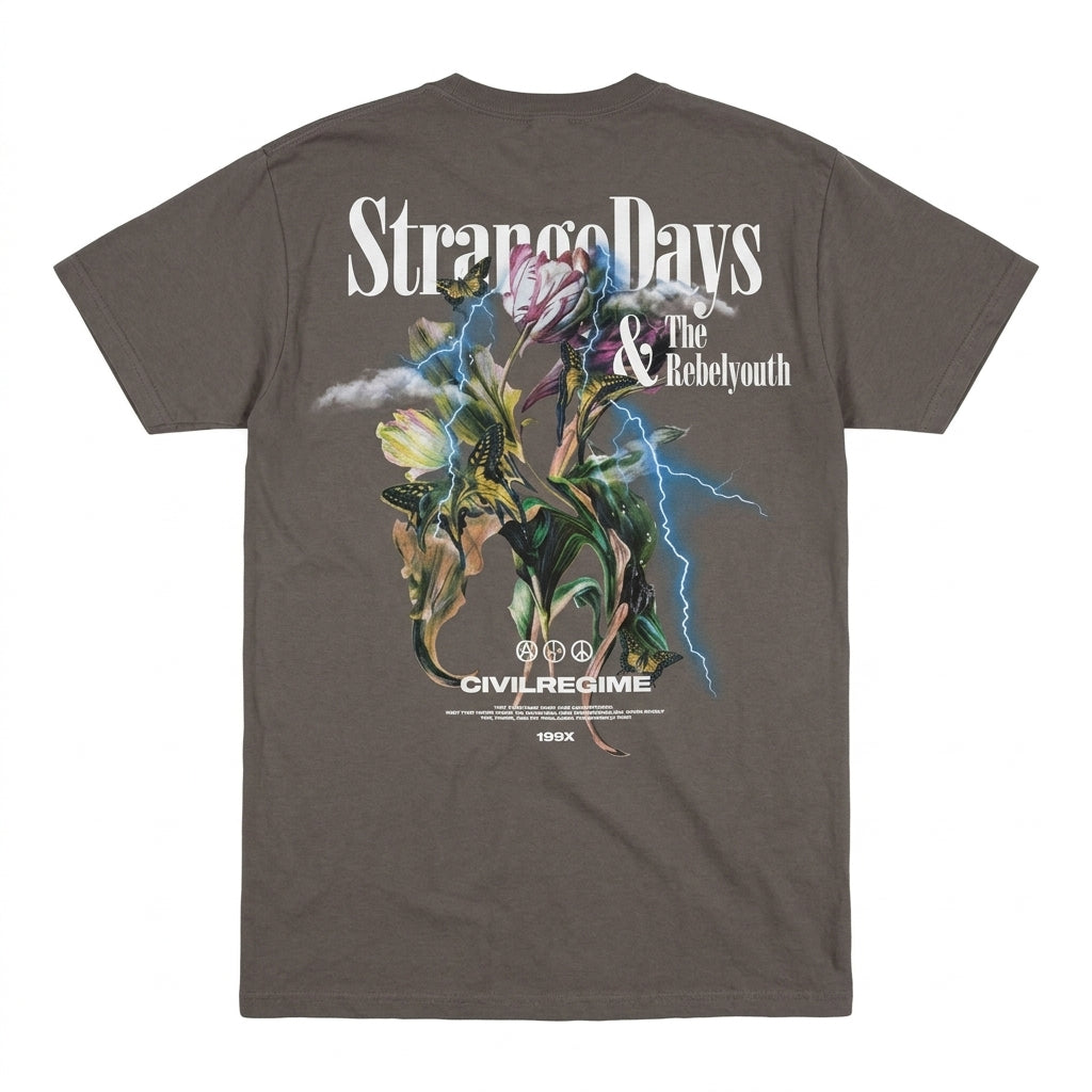 Civil Regime Strange Days Rebel Youth T-Shirt (Brown)