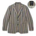 Marciano by Guess 100% Linen Striped Blazer - Made in Italy - Size 56