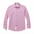 Eton Contemporary Pink Micro-Check Dress Shirt (Size 43/17)
