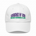 Summer of Run Embroidered Run Club Cap - White