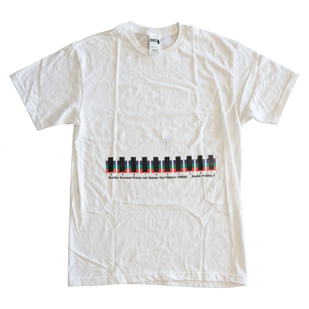 Gildan Hammer Novelty Printer Test Pattern T-Shirt - Combed Ring Spun Cotton - Size L