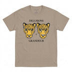 los angeles Delusions of Grandeur Leopard Graphic T-Shirt (Size M)