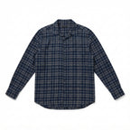 Theory Blue Plaid Flannel Shirt (Size XL)