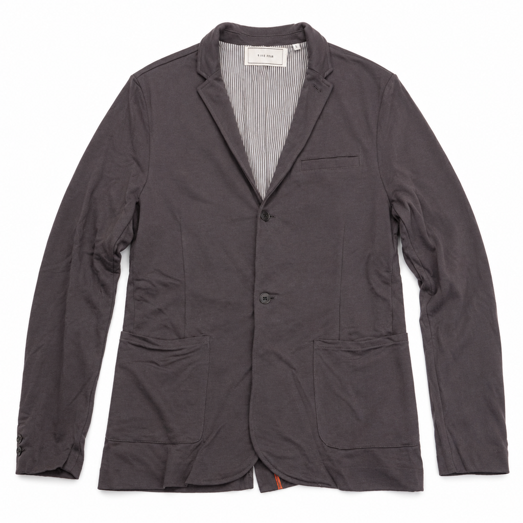 Five Four Men's Charcoal Gray Casual Blazer Jacket Large