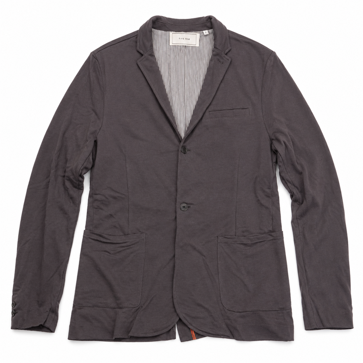 Five Four Men's Charcoal Gray Casual Blazer Jacket Large