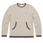 Five Four Men’s Heather Gray Crewneck Kangaroo Pocket Sweatshirt – Large