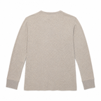 Five Four Men's Heather Gray Long Sleeve Henley Shirt Medium