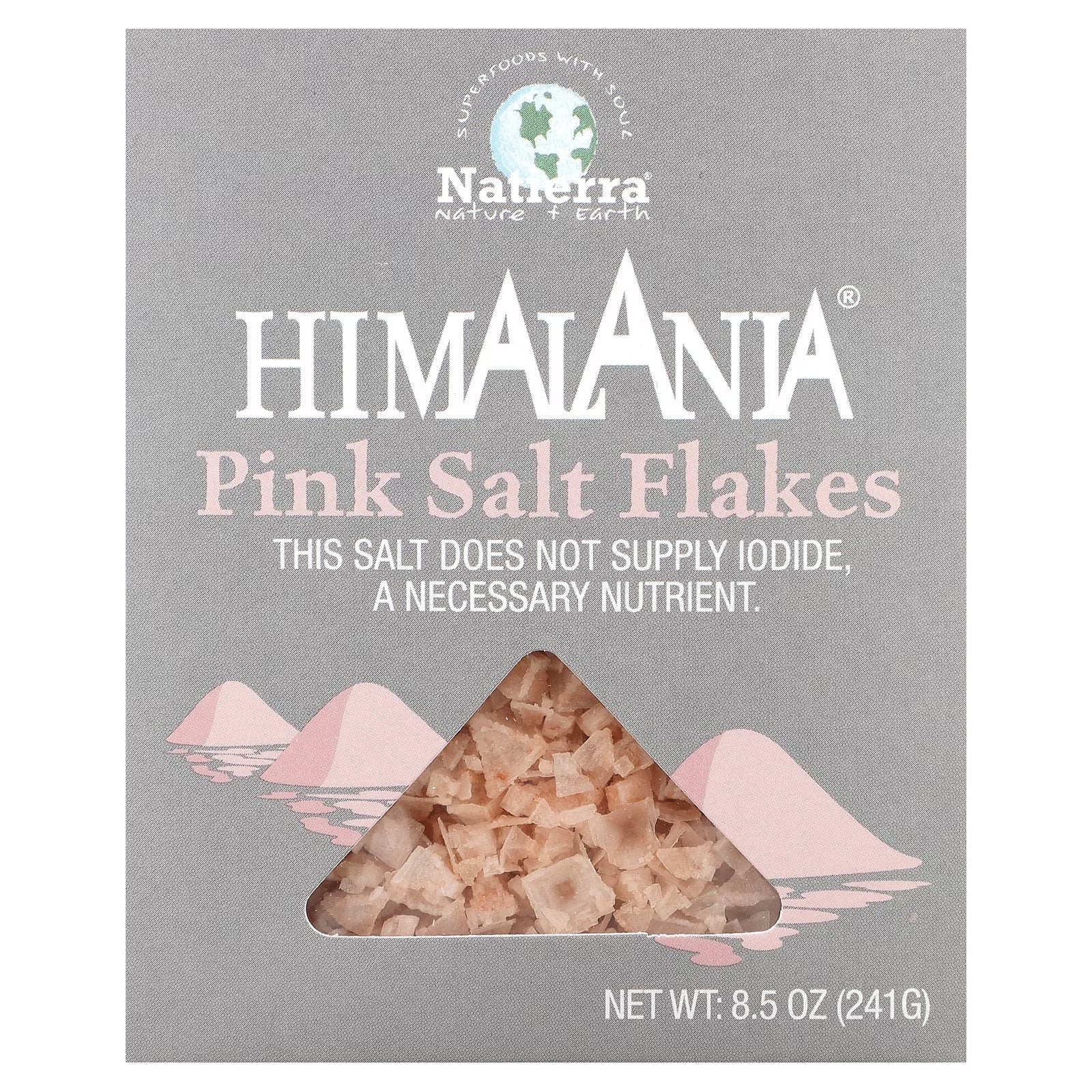 Natierra Himalania® Himalayan Pink Salt Flakes – 8.5 oz (6-Pack)