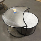 Moon Nesting Glass Coffee Table