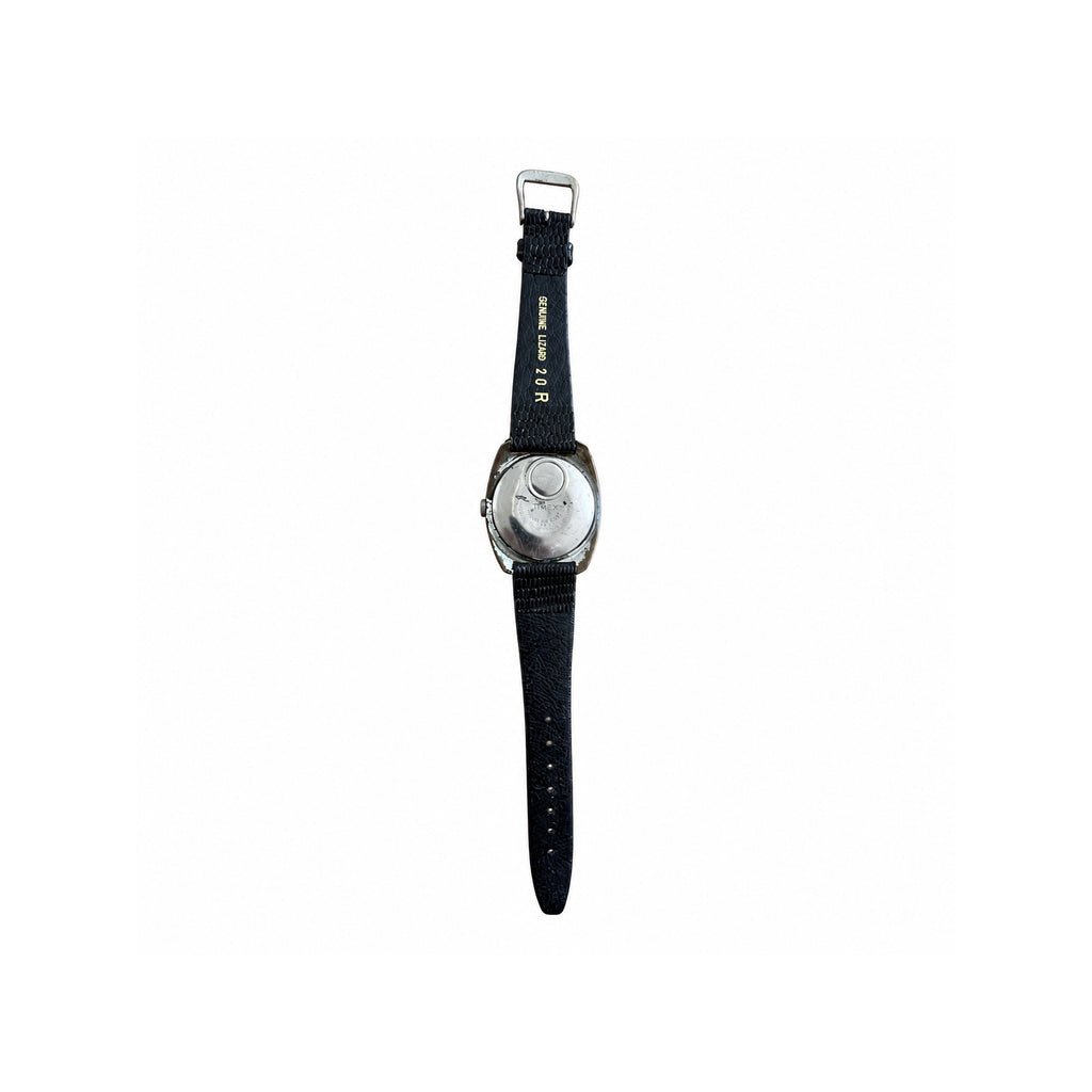 Vintage Timex Electric Dynabeat Black Dial Date Watch - Requires a Battery