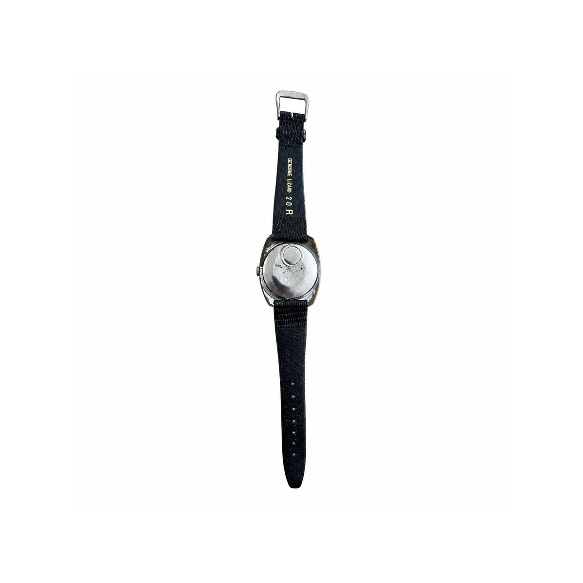 Vintage Timex Electric Dynabeat Black Dial Date Watch - Requires a Battery