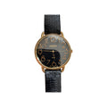 Vintage Enchanter Oversized Black Dial Quartz Watch - Requires a Battery