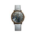 Vintage Geneva Blue Dial Gold-Tone Quartz Watch - Requires a Battery