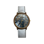 Vintage Geneva Blue Dial Gold-Tone Quartz Watch - Requires a Battery