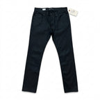 John Varvatos Black Coated Waxed Denim Jeans Size 33x32