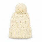 San Diego Hat Company Flurry - Chunky Yarn Cuffed Beanie w/ Pom