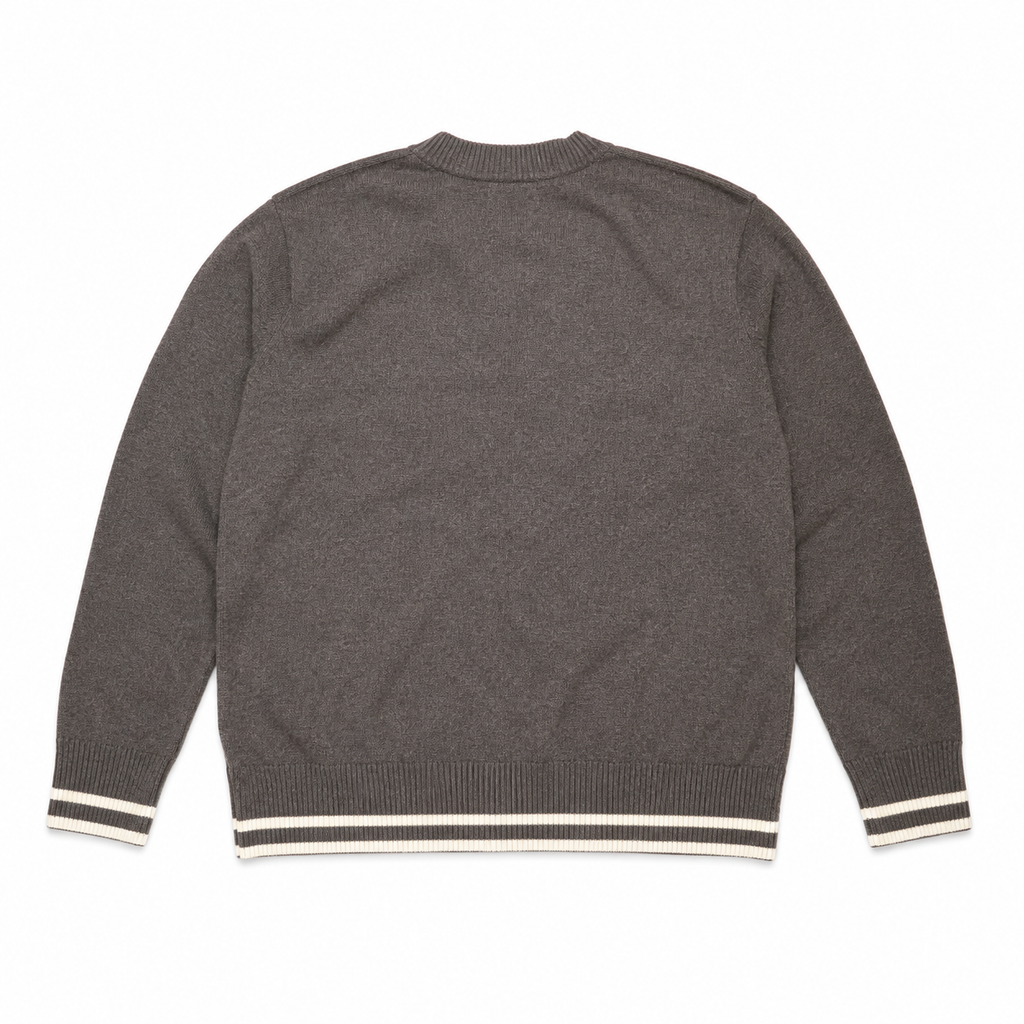 Five Four x Nick Wooster Men's Gray Heavy Knit V-Neck Cardigan XL 42-44