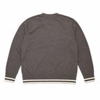Five Four x Nick Wooster Men's Gray Heavy Knit V-Neck Cardigan XL 42-44