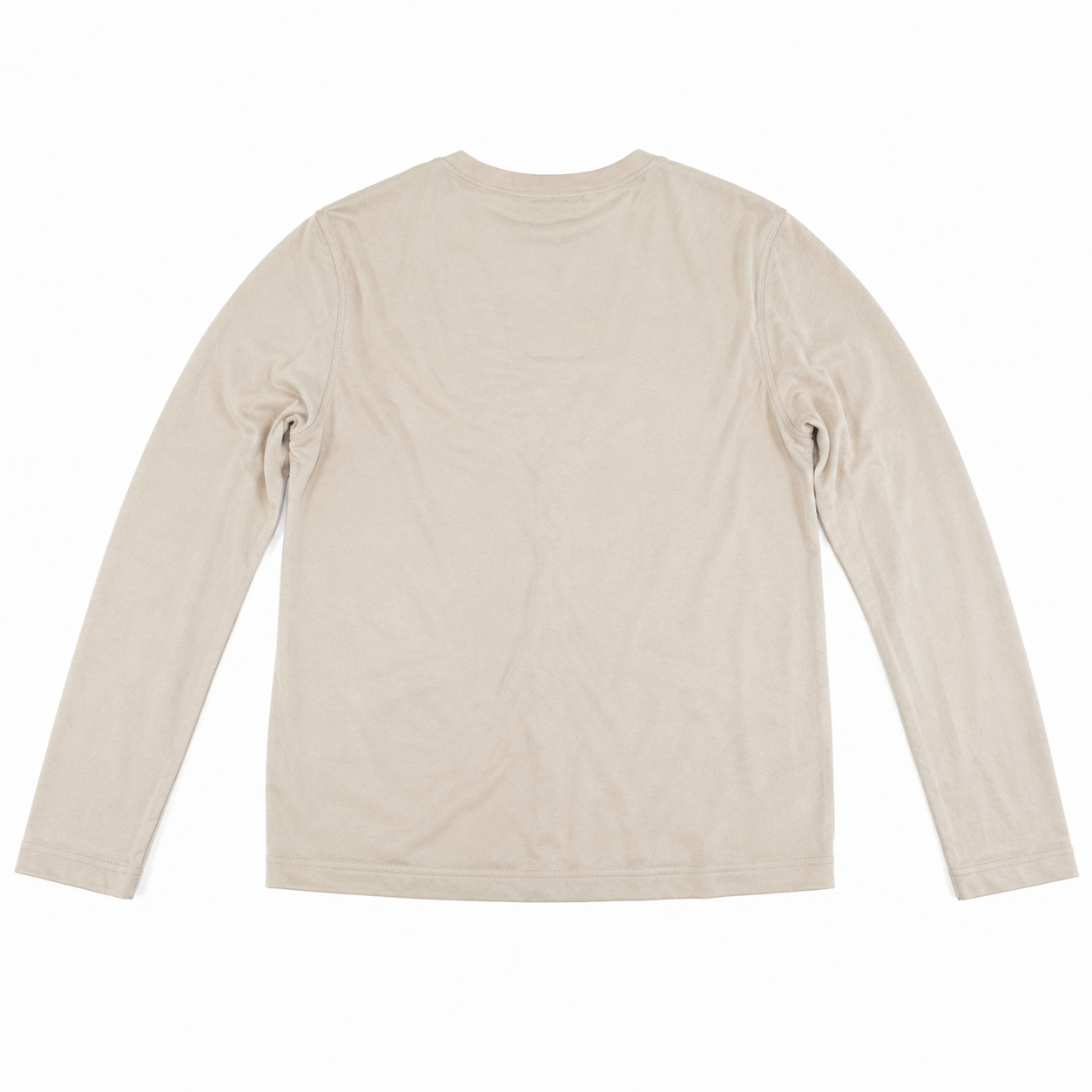 Five Four Men's Light Beige Contrast Trim V-Neck Cardigan Medium