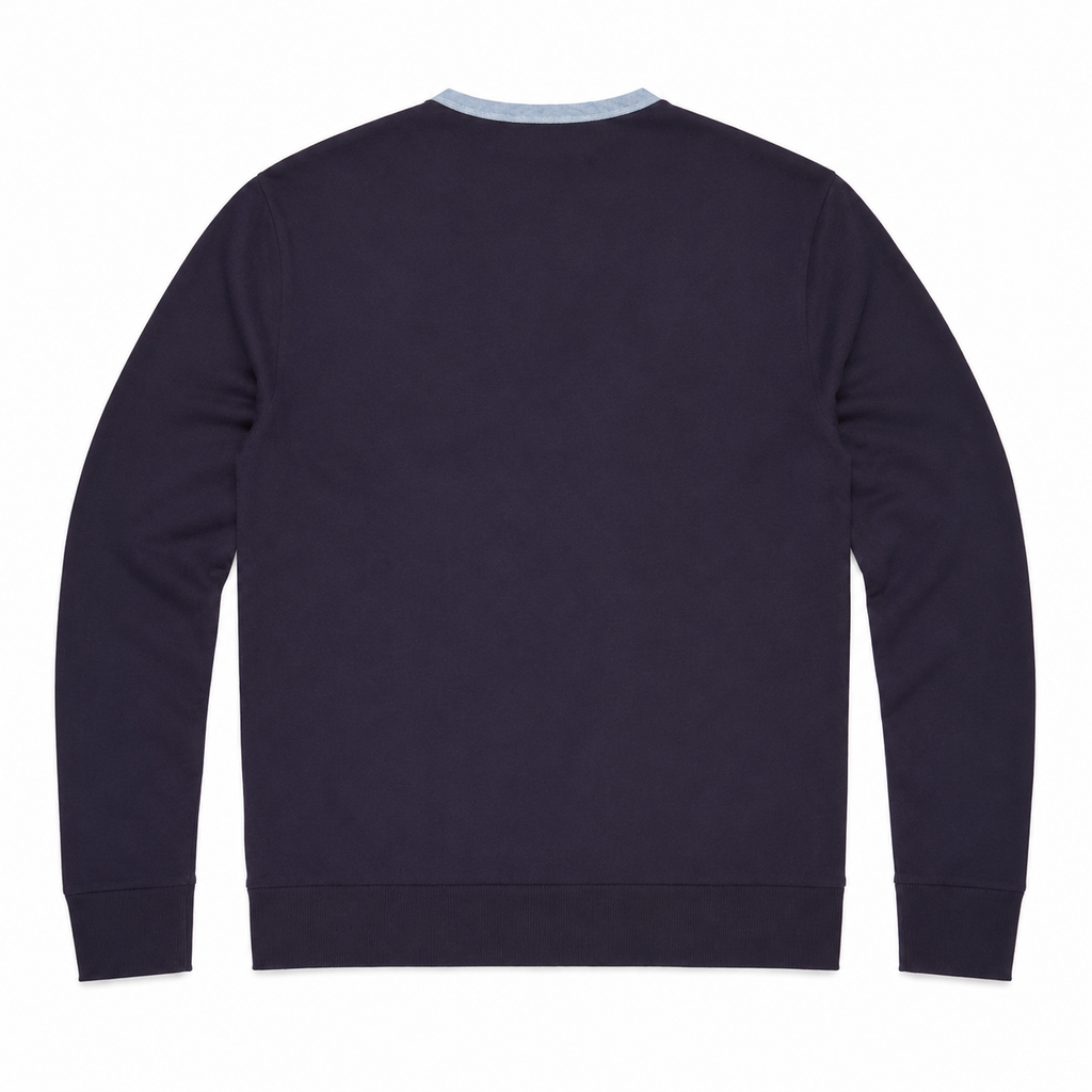 Five Four Men’s Navy Blue Contrast Trim Cardigan – Size M NWT