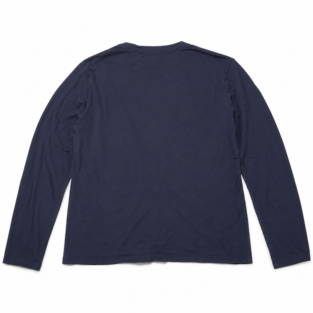 Five Four Men's Navy Blue Contrast Trim V-Neck Cardigan Medium