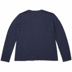 Five Four Men's Navy Blue Contrast Trim V-Neck Cardigan Medium