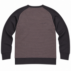 Five Four Men’s Navy Burgundy Striped Raglan Crewneck Sweatshirt Size L