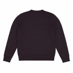 Five Four Men's Black V-Neck Logo Pullover Sweater Medium