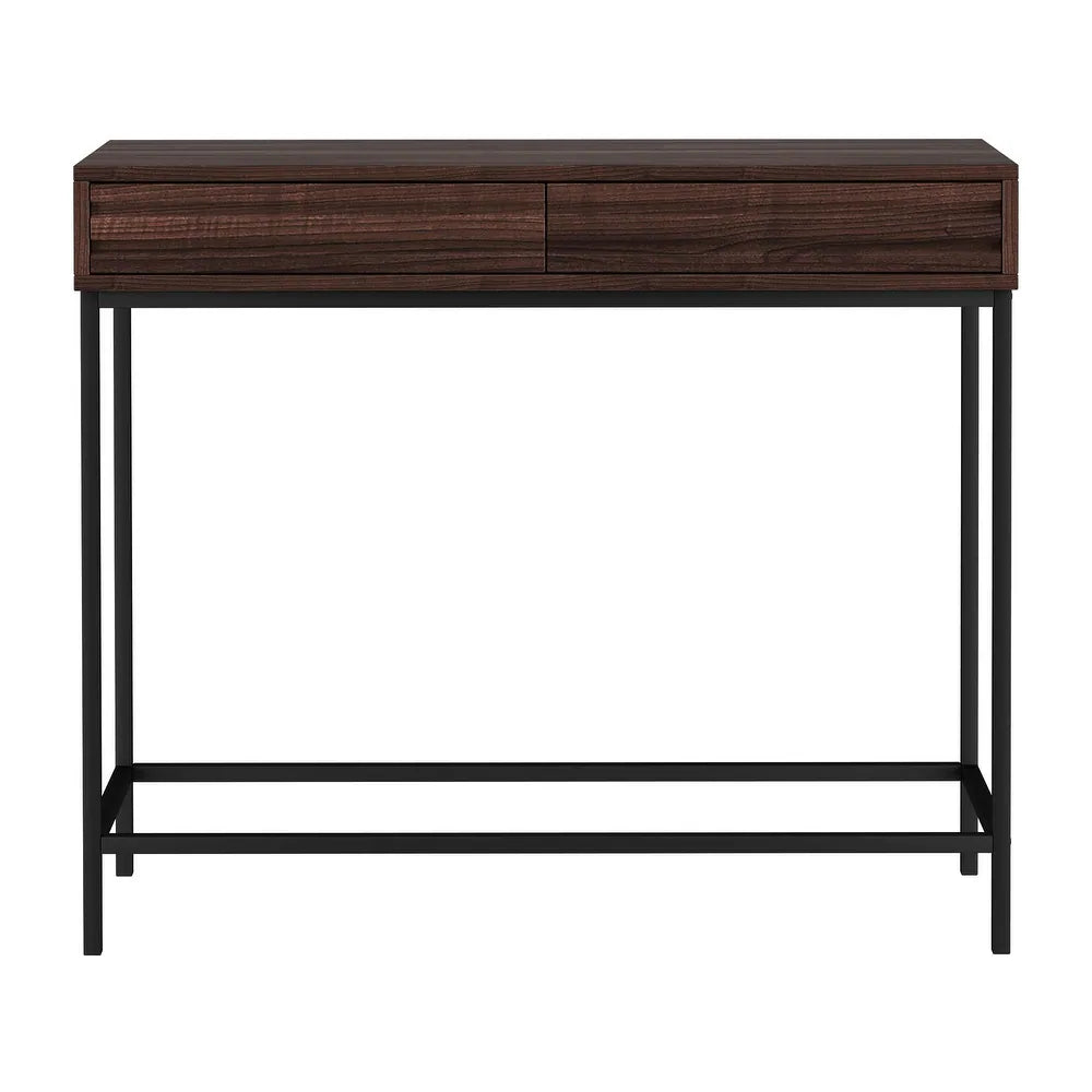 Ren Home Jarrel Console Table 2DR Walnut