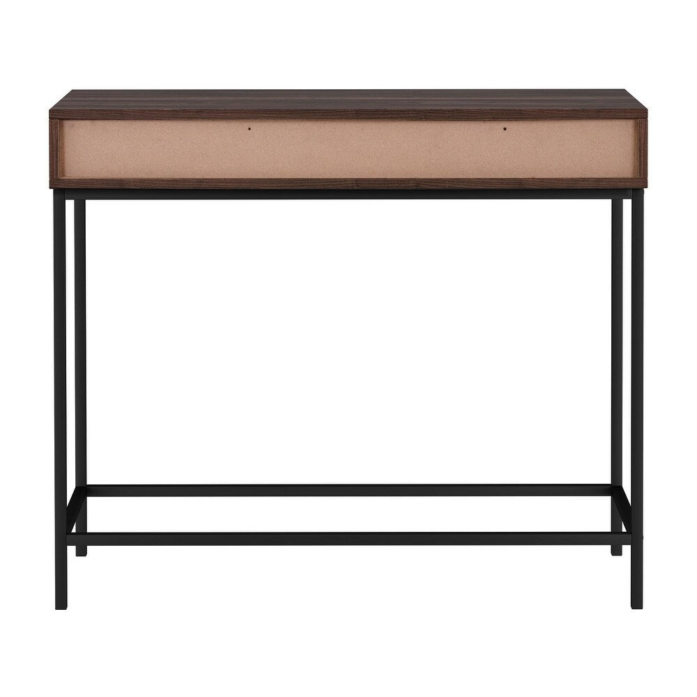 Ren Home Jarrel Console Table 2DR Walnut