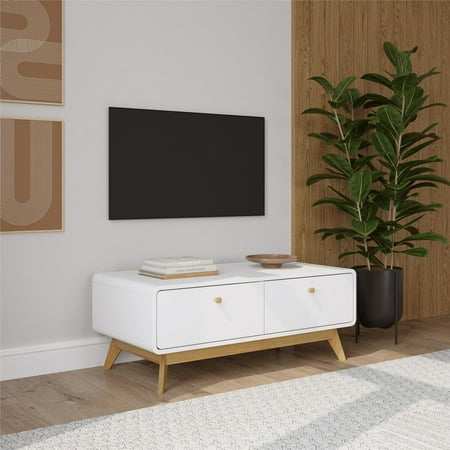 Ren Home Leva Entertainment Console / TV Stand, White