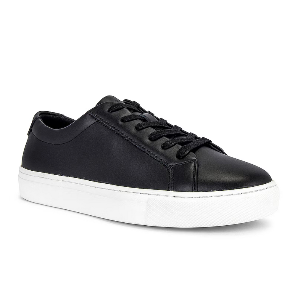 New Republic Unisex Kurt Leather Sneaker - Black / White