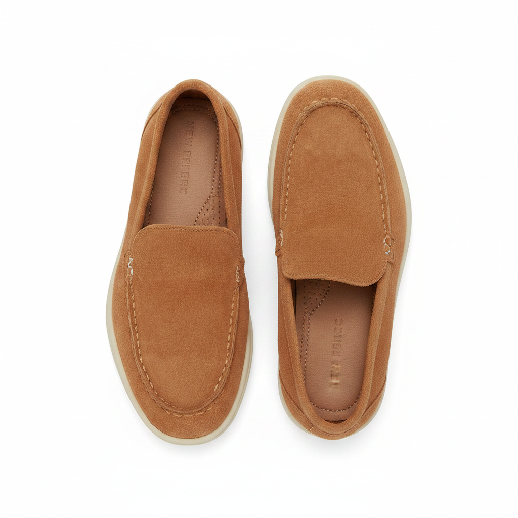 New Republic Men's Riviera Suede Loafer - Russet