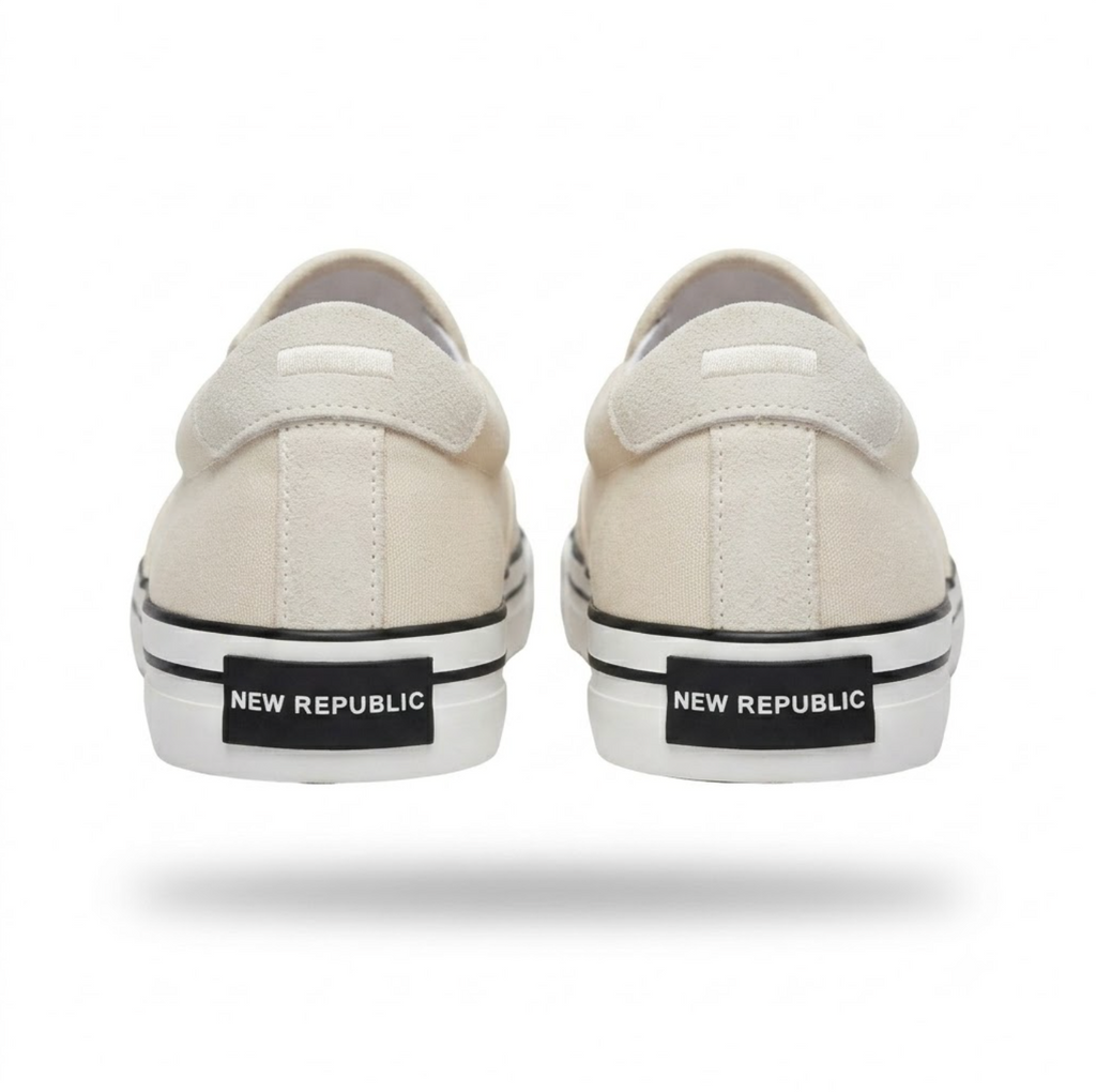 New Republic Men's Stanton Slip-On Suede Sneaker - Silver Birch