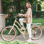sixthreezero EVRYjourney Women's 7-Speed Cruiser Bike - Cream (Pre-Assembled)