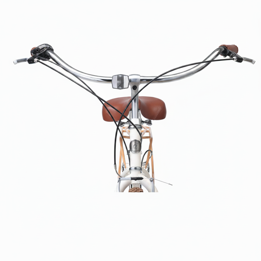 sixthreezero Around the Block Women's 7-Speed Cruiser Bike - Cream Coffee (Pre-Assembled)