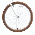 sixthreezero Around the Block Women's 7-Speed Cruiser Bike - Cream Coffee (Pre-Assembled)