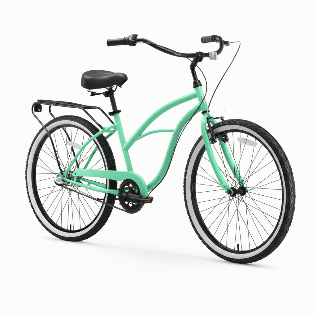 sixthreezero Around the Block Women's 3-Speed Cruiser Bike - Mint Green (Pre-Assembled)