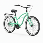 sixthreezero Around the Block Women's 3-Speed Cruiser Bike - Mint Green (Pre-Assembled)