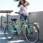 sixthreezero Around the Block Women's 3-Speed Cruiser Bike - Mint Green (Pre-Assembled)