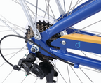 sixthreezero EVRYjourney NEW Men's 7-Speed Sport Hybrid Cruiser Bike - Denim Honey (Pre-Assembled)
