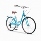 sixthreezero Women's Body Ease 7-Speed Hybrid Comfort Bike - Teal - PRE-ASSEMBLED