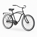 sixthreezero Men's Around the Block 7-Speed Beach Cruiser Bike - Matte Black (Pre-Assembled)