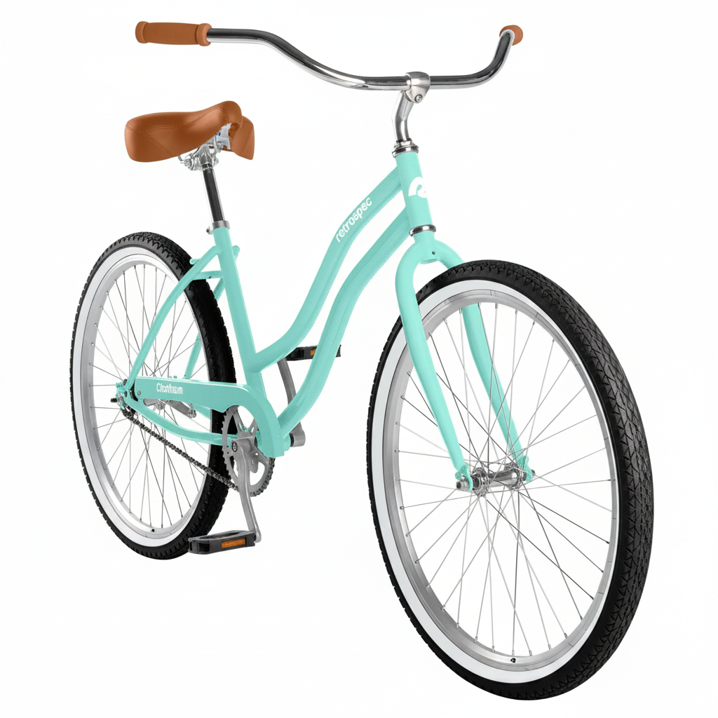 Retrospec Chatham 1 Step-Thru Single-Speed Beach Cruiser Bike - Seafoam (New In Box)