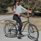 sixthreezero Women's Around the Block Beach Cruiser Bike - Navy - (Pre-Assembled)