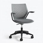 Knoll MultiGeneration Task Chair — Fixed Arms, 5-Star Base — Showroom Floor Sample